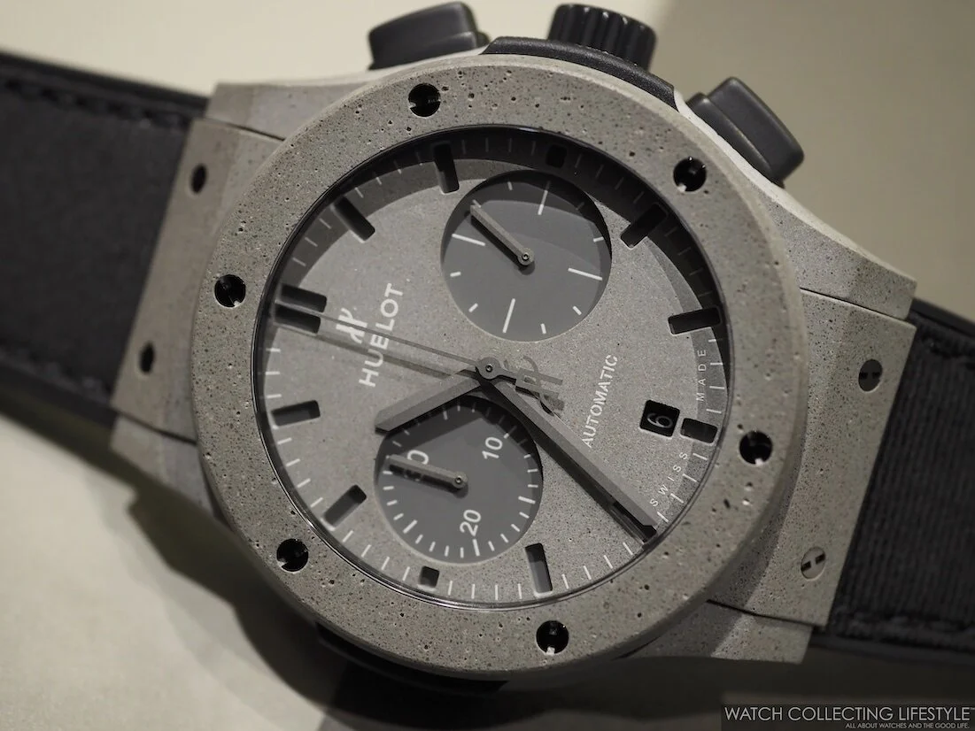Hublot concrete outlet